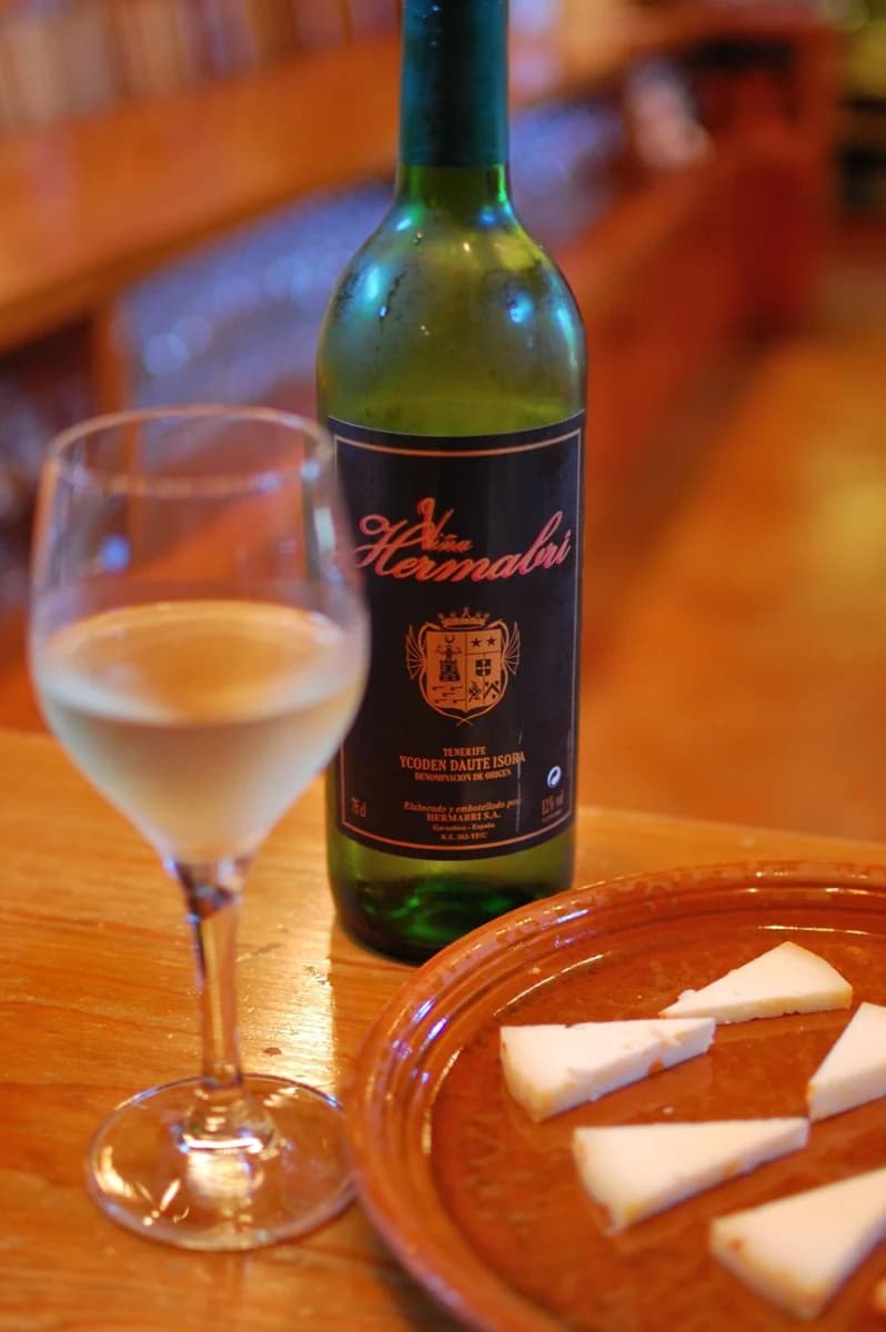 Dégustation de vins et fromages de Tenerife
