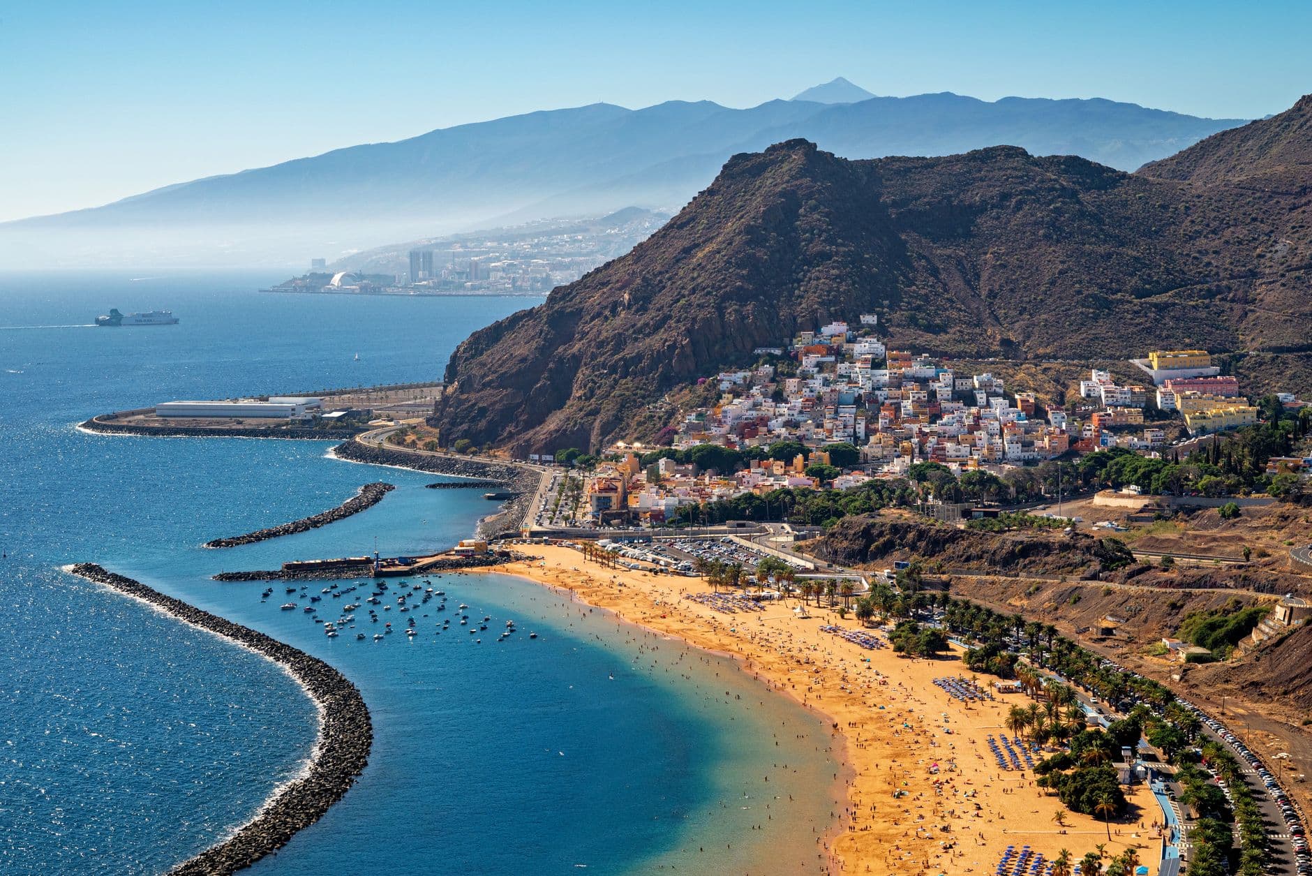 Littoral de Ténérife aux îles Canaries